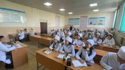 Лекция в Казахском национальном аграрном исследовательском университете